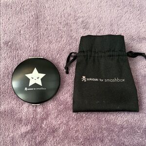 Tokidoki for Smashbox Logo Compact Mirror with Pouch Limited Edition Like New
